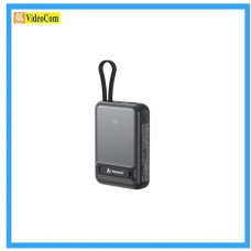 Hedonic P721P 81079QR BLK   (CCC 認證 + QR CODE) MagSafe 15W + PD 20W 10000mAh自帶線支架行動電源 # 81079 黑色 香港行貨 一年保養